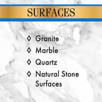 Stone Care International Daily Cleaner/Polish & Sealer Stone Care Kit for Granite, Quartz, Quartzite, Limestone Countertops - No residue, Superior Protection