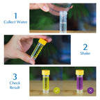 AquaVial Water Testing Kit 2 Pack - E Coli and Coliform Test for Drinking, Pool, Pond, Lake, Well Quality - Bacteria Tester