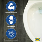 Zep Acidic Toilet Bowl Cleaner - 32 oz (Case of 4) - ZUATBC324 - Experience the Ultimate Cleaning Power with Our 2x Thicker Clinging Formula, Designed to Deliver a Professional-Quality Clean