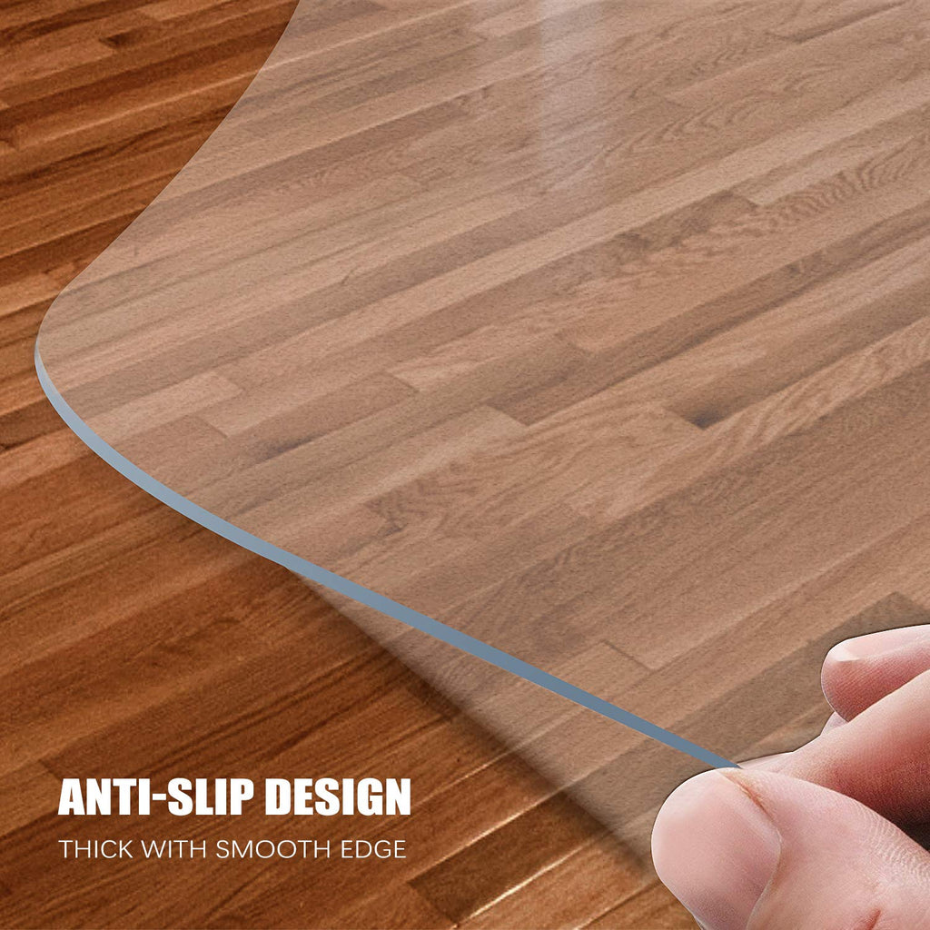 Kuyal Clear Chair mat for Hardwood Floor, 36 x 48 inches