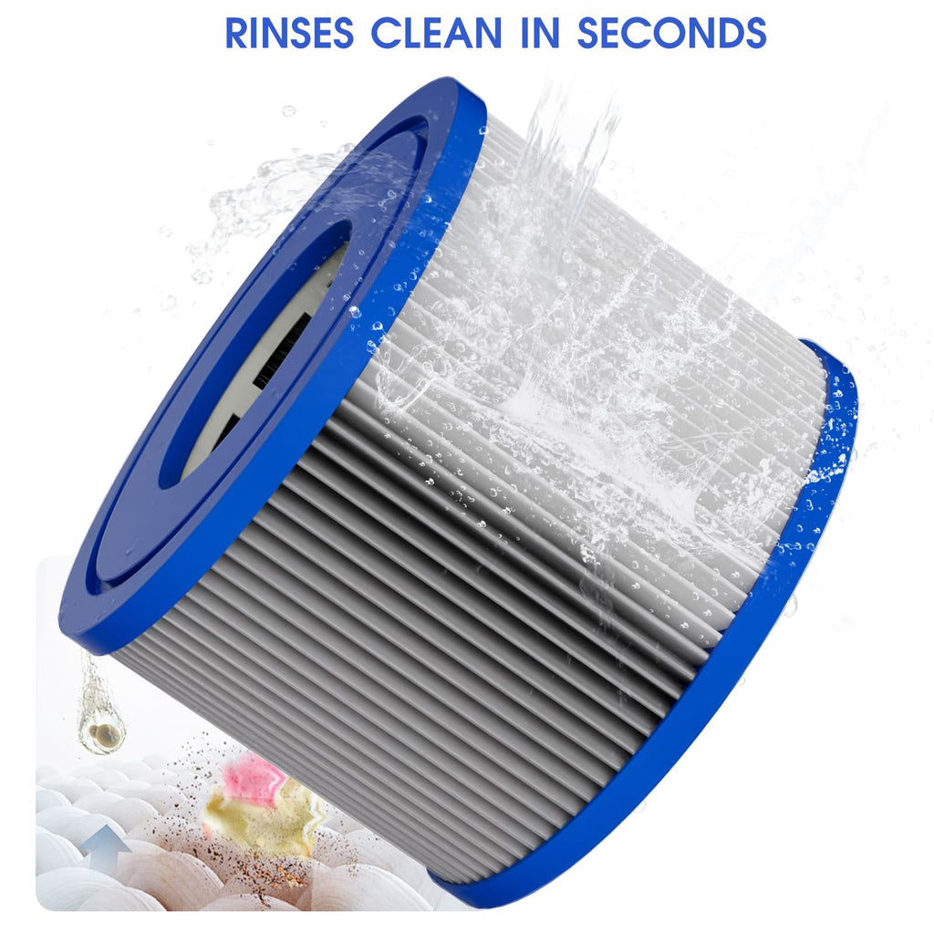 Hot Tub Spa Filter Cartridge Type VI Replacement-with Life-Extend Pre ...