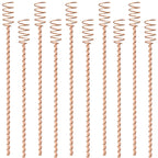 10Pack 17" Electroculture Plant Stakes, Electroculture Copper Gardening Antennas, Long Copper Garden Stakes for Plants Fruits Vegetables Growth, Eco-Friendly & High-Yield