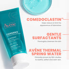 Avène Cleanance Cleansing Gel Soap Free Cleanser for Acne Prone, Oily, Face & Body, 6.7 Oz