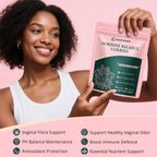 Nature Aurora Premium Feminine Balance Gummies - Women's pH Balance & Vaginal Probiotics Support with Immune Support - Vegan, Gluten-Free - Hawaiian Pineapple Flavor - 60 Count