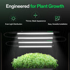 VIVOSUN T5 Grow Lights for Indoor Plants, 5000K Full Spectrum, 1FT
