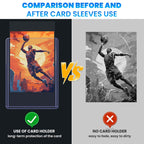 800 Card Sleeves Top Loaders for Cards, 3" x 4" Hard Plastic Toploaders, Baseball Card Protectors, Trading Card Holder for Football Sports Cards (400 Toploaders + 400 Penny Sleeves)