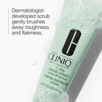 Clinique 7 Day Daily Gentle Face Exfoliator Lightweight Scrub Cream For All Skin Types | Mild Face Scrub With Silica | Exfoliating + Refining, 3.4 Fl Oz