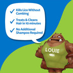 Nix Ultra Superlice Treatment, All-in-One Shampoo, 4 Fl Oz & Lice Removal Comb