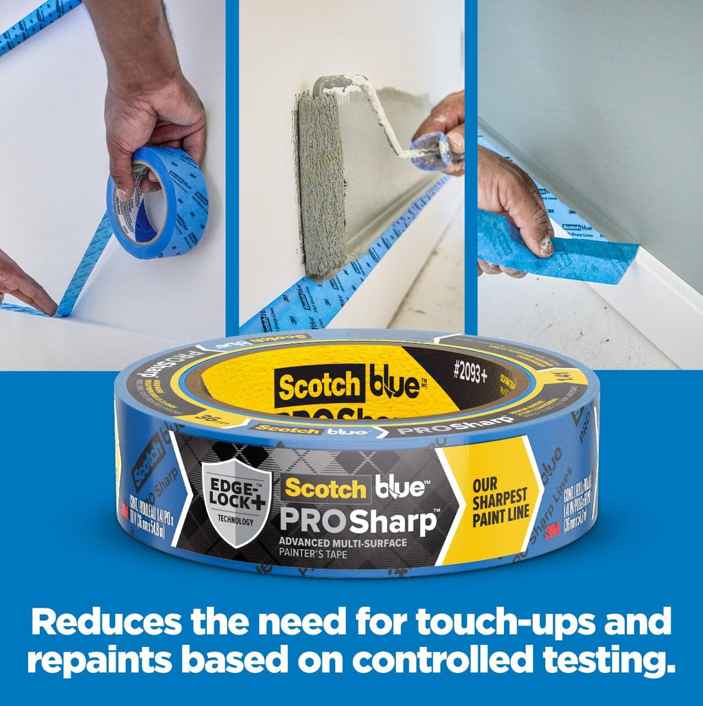 ScotchBlue PROSharp Painter's Tape 1 Inch Wide, 1 Roll