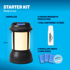 Thermacell Fuel-ZoneGuard Fuel Powered Mosquito Repeller Lantern; 15FT Zone of Scientifically Proven Outdoor Protection; Patio Shield; 12-Hr Refill; Bug Spray Alternative; Scent Free; Small; DEET-free
