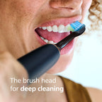 Philips Sonicare C3 Two-in-One Brush Heads, 4-Pack, 1 Year Supply, Black