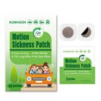 KUNHAOH Motion Sickness Patches Non Drowsy, 100% Natural Sea Sickness Patch(Efficient– Lasts 72 Hours)-for Car Airplane Ship Altitude Sickness(Travel Essentials 2026)-for Adults and Kids(48 Count)
