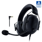 Razer BlackShark V2 X Wired PlayStation Gaming Headset, Black