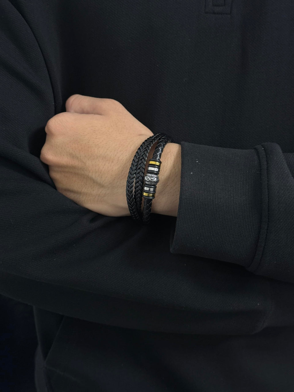 Mapileng To My Son Bracelet – Love You Forever Braided Leather Bracelet from Father and Mother, Meaningful Men’s Gift with Heartfelt Message & Elegant Box for Birthday, Graduation, Christmas