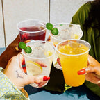 SIUQ 600 Pack 9 oz Plastic Cups, Clear Disposable Plastic Water Cups Bulk