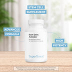 Supersmart - Stem Cells Activator (Advanced Formula) - with Astragaloside, Fuidocan - Natural Stem Cells Supplement | Non-GMO & Gluten Free - 120 Vegetarian Capsules