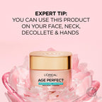 L’Oreal Paris Age Perfect Rosy Tone Anti-Aging Face Moisturizer, Renew & Revive Healthy Tone, Fragrance Free, 1.7 oz