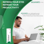Siccaforte | Intensive Dry Eye Gel with Carbomer | Smooth, Moisturizing for Fresh Eyes | Soothing and Sore Eyes | Comfortable for Day Time Use