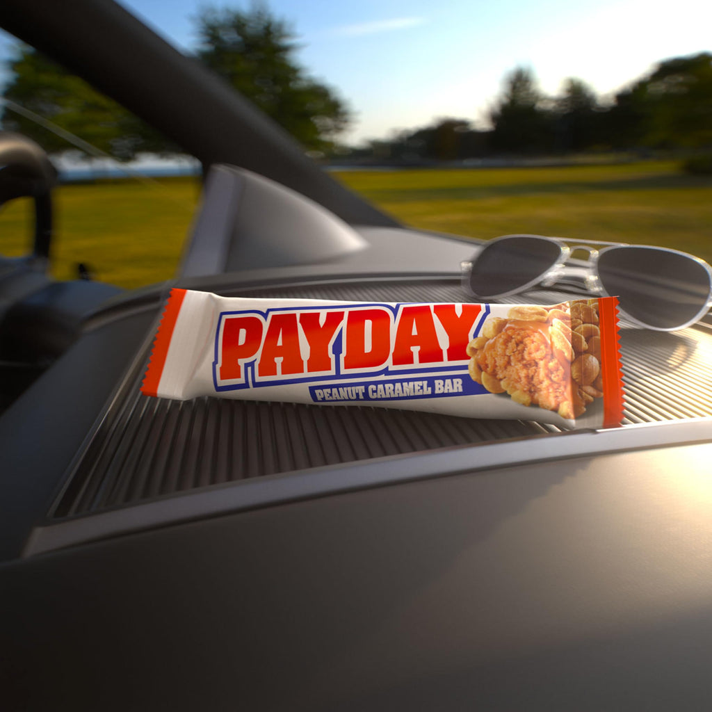 PAYDAY Peanut Caramel Candy Bars, 1.85 oz, 24 ct
