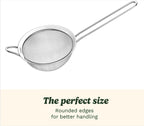Cuisinart Mesh Strainers, Stainless Steel, Dishwasher Safe, 3-Count