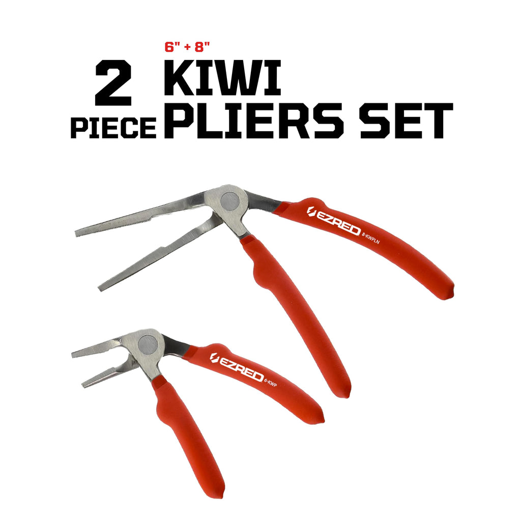 EZRED KWP2 Kiwi Bent Head Needle-Nose Pliers, Set of 2