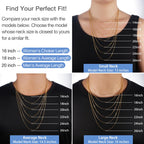 Jewlpire 18k Gold Plated Chain Necklace for Women, 1.1mm Cable Chains 18K Gold Plated Chain for Women Shiny & Sturdy Women's Chains Necklace, 18 Inches