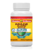 Vitamins Wellness -10 in 1- Made in USA Immune Support Supplement–Elderberry Immune Guard and Booster with Zinc and Vitamin C, Vitamin B6, Turmeric, Garlic, Echinacea 60 Count/1 Month Supply