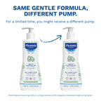 Mustela Gentle Cleansing Gel - Baby Wash for Delicate Skin and Hair - Newborn-Safe Cleanser - Crafted with Natural Avocado Perseose - Various Sizes - 16.90 fl. oz.