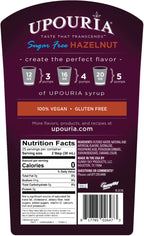 Upouria Coffee Syrup Sugar Free Variety Pack: French Vanilla, Caramel and Hazelnut, 100% Vegan, Gluten Free, Kosher, Keto, 750 mL Bottle (Pack of 3) - Pump Sold Separately