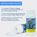 Sink and Drain Cleaner, Wild Tornado Pipe Dredge, Drain Cleaner for Toilet Kitchen, Pipes Cleaning Tool (4)
