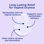 Replens Long-Lasting Vaginal Moisturizer, Relieves Vaginal Dryness for Up to 3 Days, Fragrance Free, 14 Applications