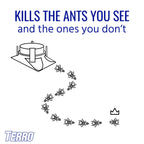 TERRO T1804SR Outdoor Ready-to-Use Liquid Ant Bait Killer and Trap - Kills Common Household Ants - 8 Bait Stations