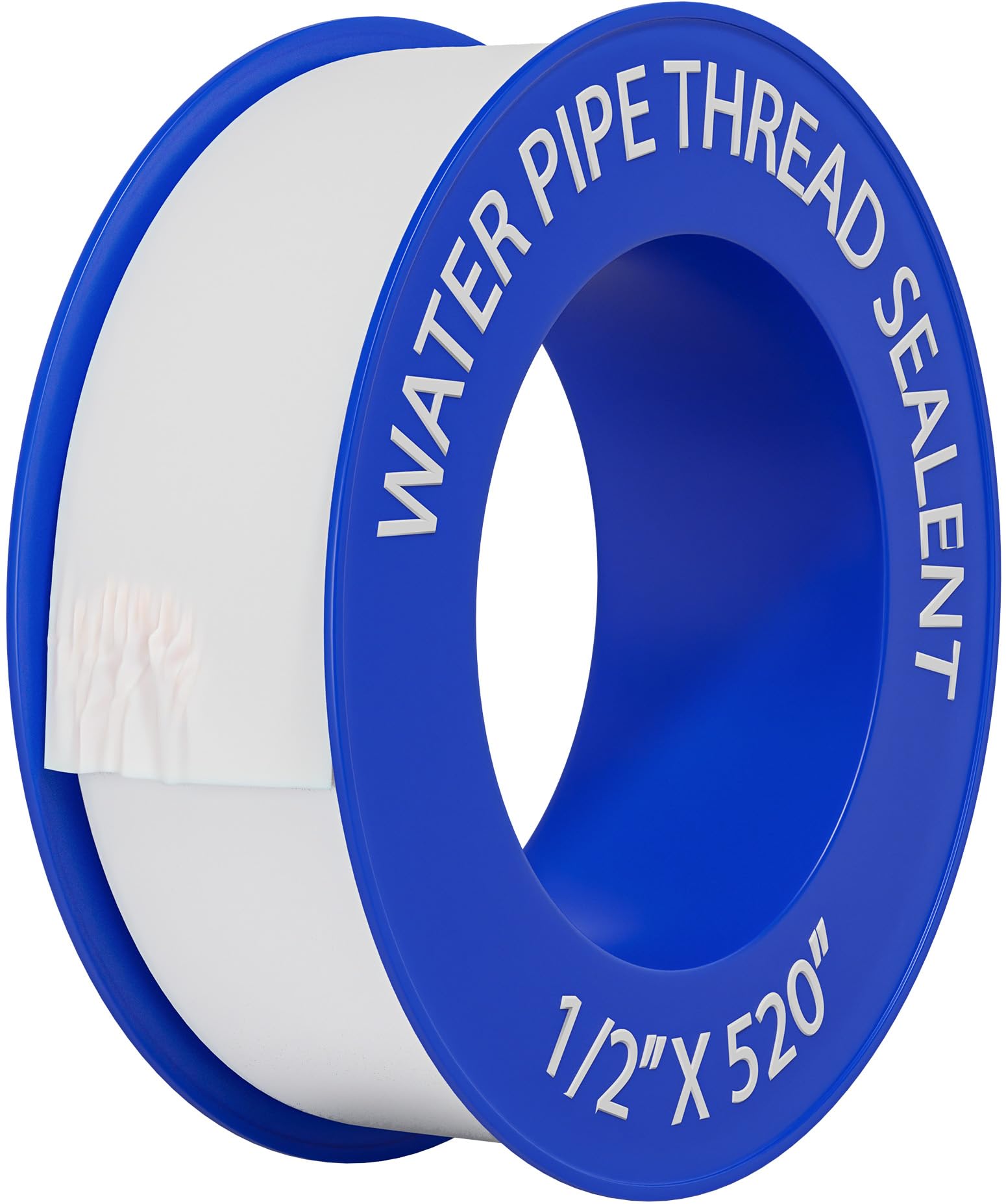 D-NYX 10 Rolls Extra Long Teflon Tape 1/2 Inch(W) X 520 Inches(L) - Plumbers PTFE Tape – Thread Seal - Perfect for Shower Heads and Pipe - Home Plumbing Pipe Sealing - Sealant Tape