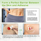 Carbou Skin Barrier Wipes - 100Pcs Skin Prep Wipes - Skin Adhesive Wipes to Create the Barrier Film Between Skin and Attachments, Ostomy Protective Wipes to Increase the Adhesive