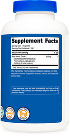 Nutricost Bitter Melon 600mg, 180 Capsules (3 Bottles)