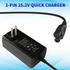 for Wybot Cordless Pool Vacuum Plug 25.2V Quick Charger Compatible with Wybot C1 C2 C2B OS7010C Li-Ion Battery Robotic Pool Cleaner Adapter Power Supply