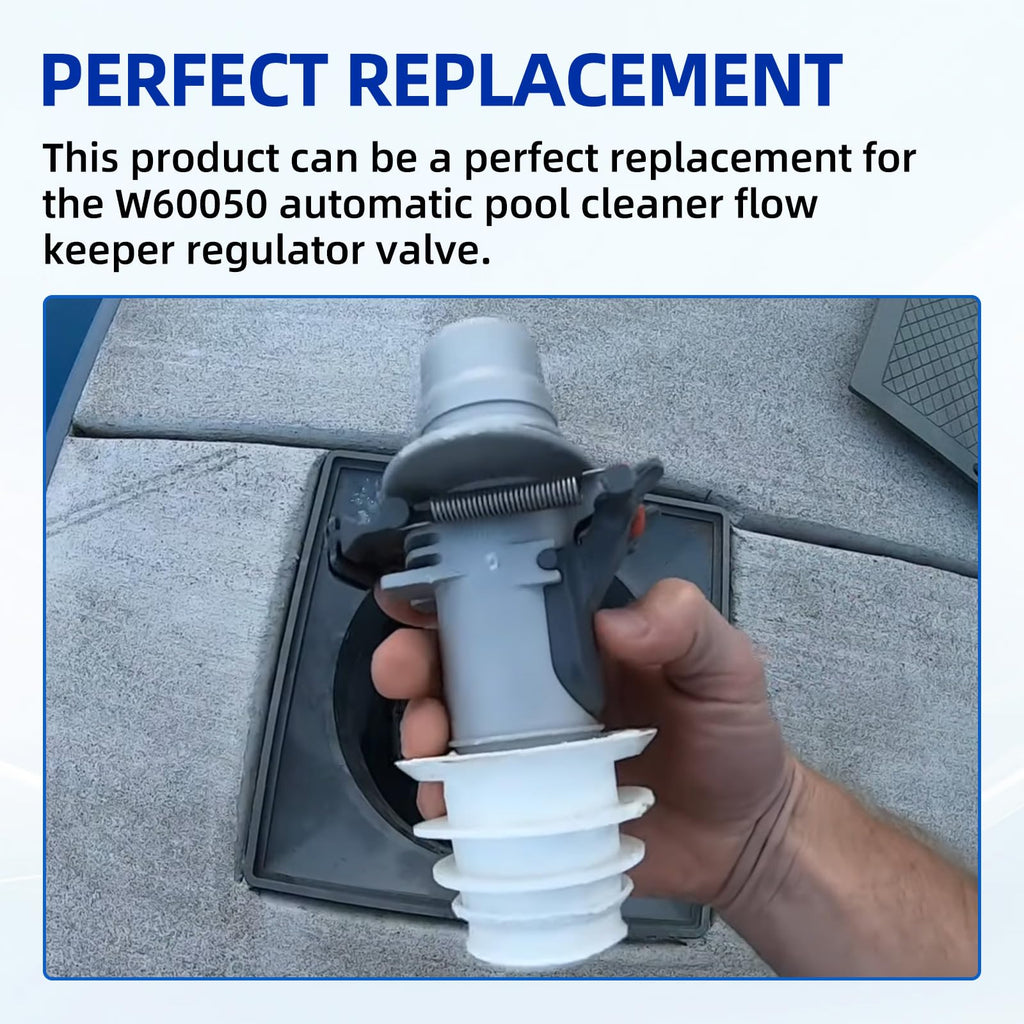 Kozlira Automatic Pool Cleaner Flow Keeper Flowkeeper Regulator Valve W60050 Compatible with Zodiac Baracuda G3/G3 Pro/Ranger/Wahoo Automatic Inground Suction Side Swimming Pool Cleaner