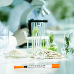 U-100 0.5ml Syringes 32G 1/4"（6mm）, Lab Supplies, Individually Wrapped, Pack of 100