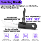 PKPKAUT Adaptive Utensils for Parkinsons Patients Elderly, Weighted Utensils for Hand Tremors, Parkinsons Eating Utensils for Disabled People, Weighted Silverware for Hand Tremors Arthritic Hands