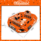 2026 Graduation Party Supplies Kit - Class of 2026 Decor Set with Congrats Grad Food Trays, Graduation Decorations & Favors for a Memorable Grad Party（Orange & Black）