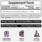 Nootropics Depot 4’-DMA-7,8-DHF Capsules | 10mg | 90 Count | 4'-DMA-7,8-Dihydroxyflavone