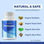 IDEAL PERFORMANCE Memocept Capsules, Memocept Pills Reviews (5 Pack)