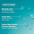 Paula’s Choice Liquid Face Exfoliant 6% Mandelic Acid + 2% Lactic Acid Exfoliant, Gentle Daily AHA Exfoliation for Discoloration, Bumpy Texture & Radiance, for Sensitive Skin, Fragrance-Free, 1 fl oz
