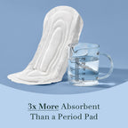 Rael Incontinence Pads for Women, Organic Cotton Cover, Postpartum Essential, Heavy Absorbency, Bladder Control, 4-Layer Core with Leak Guard Technology, Long Length (Ultimate, 20 Count)