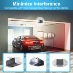 LQ BSDERA 4PK 4000K,Garage Door Opener Light Bulbs, 1500LM Ultra Bright, Minimize Interference, Compatible with Most Garage Door Openers, 12W, 120V, A19 Bulbs with E26 Base