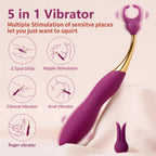 SVAKOM Clitoral Vibrator Squirting Dildo Sex Toys with 2 Silicone Heads