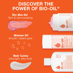 Bio-Oil Skincare Body Oil Serum for Scars and Stretch Marks, Face and Body Moisturizer with Vitamin E & A for Sensitive Dry Skin, Dermatologist Recommended, Travel Size, .85 oz, Pack of 3