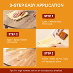 Alofoyo 2-in-1 Furniture Polish Wood Cleaner - 2Pack Natural Orange Oil Spray Protect Wood Surface Safely, Enhanced Furniture Restorer Finish Cabinets, Tables, Antique, Floor, 32oz Total