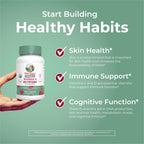 MARYRUTH'S Multivitamin Gummies for Women Ages 14+ | Immune Support | Hair & Skin Health | Reproductive Health | Vitamin A C D E B6 B12 Biotin Zinc Iodine | Organic | Vegan | Non-GMO | 60 Count