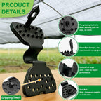 120 PCS Shade Cloth Clips 2026 New Shade Clamps,Garden Net clamps,Reusable Dual-buckle Tarp Clips Heavy Duty Lock Grip for Garden Patio,Fence Mesh fabric fasteners